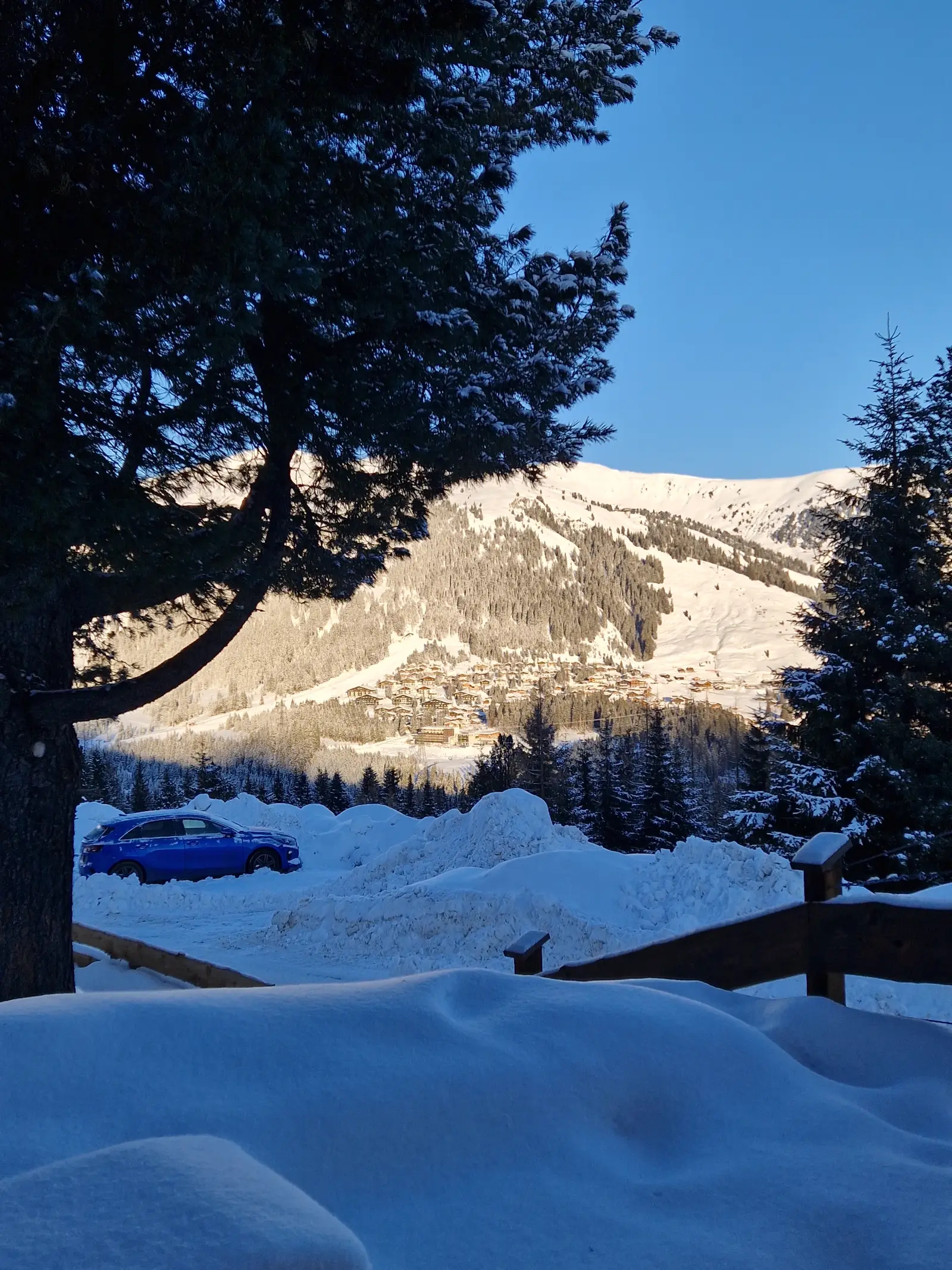 Blick auf Königsleiten